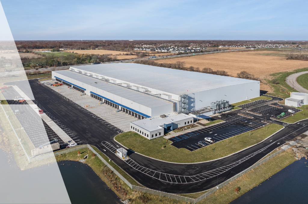 Crown Point Indiana cold storage warehouse operated by Arcadia Cold with high-capacity refrigerated storage and truck dock access