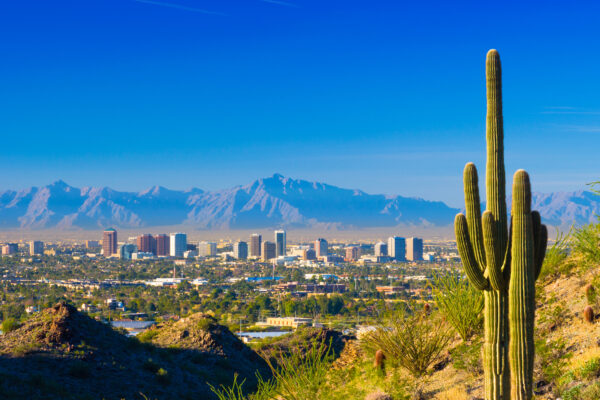 Phoenix Arizona Midtown Skyline